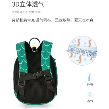 Ba lô khủng long đáng yêu cho bé 1-3-5 tuổi, siêu nhẹ, đa năng, giá ưu đãi 228.960₫ 8