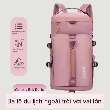 Ba lô kiêm túi du lịch đa năng, ngăn giày, vải Oxford, thích hợp học, thể thao, giá giảm 150.888đ