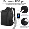 Ba lô laptop du lịch chống nước 18 inch Slim chống trộm, cổng sạc USB, chắc chắn cho doanh nhân - 605.880 VND 4