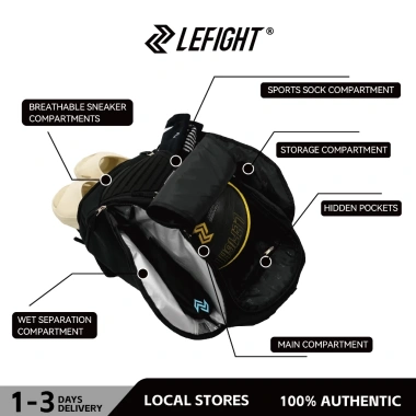 Ba lô LEFIGHT CA-BE2.109 Du lịch 2 ngăn ướt khô Dung Lượng Lớn Nam Nữ Thích Hợp Tập Thể Dục Bóng Rổ - Giá 618.999 VND 4