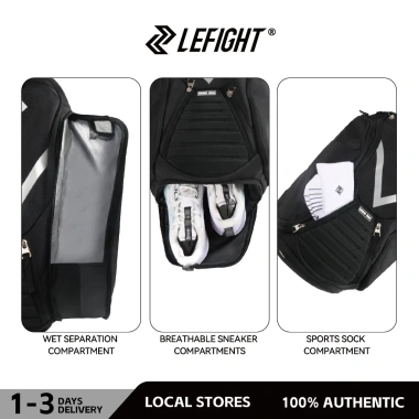 Ba lô LEFIGHT CA-BE2.109 Du lịch 2 ngăn ướt khô Dung Lượng Lớn Nam Nữ Thích Hợp Tập Thể Dục Bóng Rổ - Giá 618.999 VND 5
