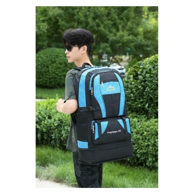 Ba Lô Leo Núi 65-80L Mở Rộng Đáy - Túi Du Lịch Phượt Dã Ngoại Cắm Trại Giá 197k 10