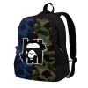 Ba lô máy tính Bape mèo 17 inch - Túi du lịch cắm trại lớn, đi bộ đường dài 2
