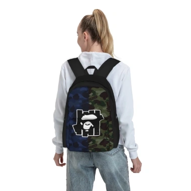 Ba lô máy tính Bape mèo 17 inch - Túi du lịch cắm trại lớn, đi bộ đường dài