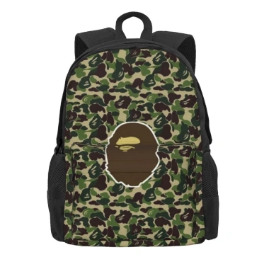 Ba lô máy tính Bape mèo 17 inch - Túi du lịch cắm trại lớn, đi bộ đường dài