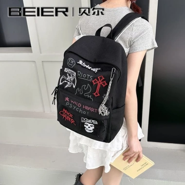 Ba lô máy tính đa chức năng Y2K - Túi đi học, du lịch, sức chứa lớn, chỉ 185k