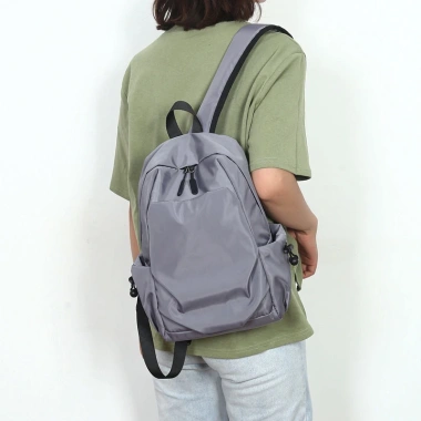 Ba Lô Mini Siêu Nhẹ Chống Thấm Nước, Thiết Kế Đơn Giản, Thời Trang Nam - 233.945đ 2