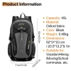 Ba lô Newboler 40L du lịch cắm trại - Siêu nhẹ, đa năng, phù hợp xe đạp & leo núi, giảm 23% 2