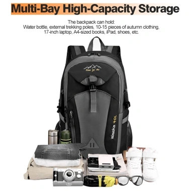 Ba lô Newboler 40L du lịch cắm trại - Siêu nhẹ, đa năng, phù hợp xe đạp & leo núi, giảm 23% 5 Ba lô Newboler 40L du lịch cắm trại - Siêu nhẹ, đa năng, phù hợp xe đạp & leo núi, giảm 23% 5