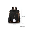 Ba lô nữ du lịch vải bạt chống thấm, thanh lịch, họa tiết dễ thương - Chỉ 192.000₫ 2