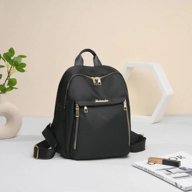 Ba lô nữ túi du lịch trắng, sức chứa lớn, túi xách đơn giản đen – Giá ưu đãi 130k