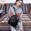 Ba lô nữ vintage da mềm chống trộm, đeo vai đa năng du lịch học tập - Giá 97.200 VND