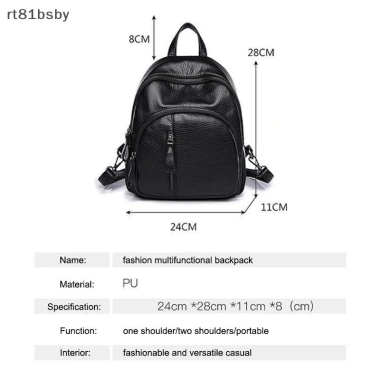 Ba lô nữ vintage da mềm chống trộm, đeo vai đa năng du lịch học tập - Giá 97.200 VND 5