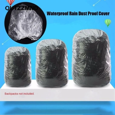 Ba lô QUTZZMND vỏ chống mưa dùng một lần trong suốt, dung tích lớn, chống thấm - Giá 28.296 VND