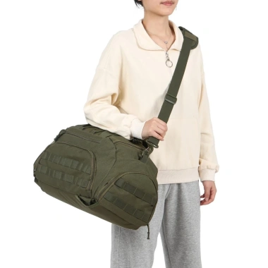 Ba lô tập thể dục 3 trong 1 có ngăn giày, duffel chuyển đổi Weekender nam nữ 394k