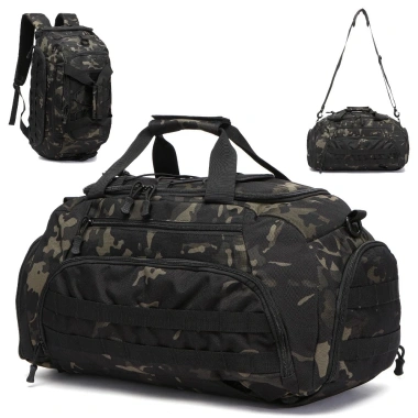 Ba lô tập thể dục 3 trong 1 có ngăn giày, duffel chuyển đổi Weekender nam nữ 394k
