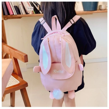 Ba lô thỏ hoạt hình nhẹ, dễ thương cho bé gái - mẫu giáo phong cách, giảm còn 188k 4 Ba lô thỏ hoạt hình nhẹ, dễ thương cho bé gái - mẫu giáo phong cách, giảm còn 188k 4