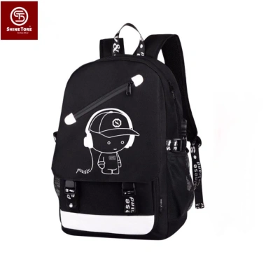 Ba lô unisex SHINE TORE ST-300 hình Boy Music thời trang giảm giá 99k, trẻ trung bền bỉ