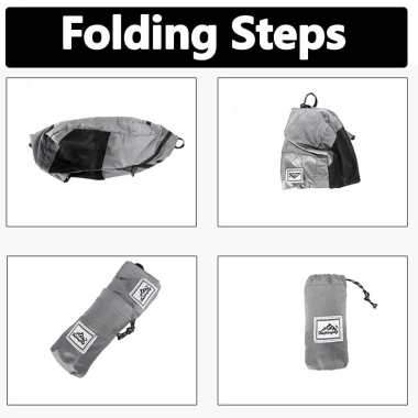 Ba lô vải Yunanun 20L dung tích lớn, chống thấm nước, daypack du lịch, phụ kiện đi bộ đường dài