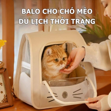 Ba lô vận chuyển thú cưng giá rẻ size lớn, siêu thoáng khí, tiện lợi di chuyển và du lịch 88.000 VND 2