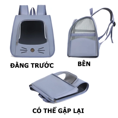 Ba lô vận chuyển thú cưng giá rẻ size lớn, siêu thoáng khí, tiện lợi di chuyển và du lịch 88.000 VND 7