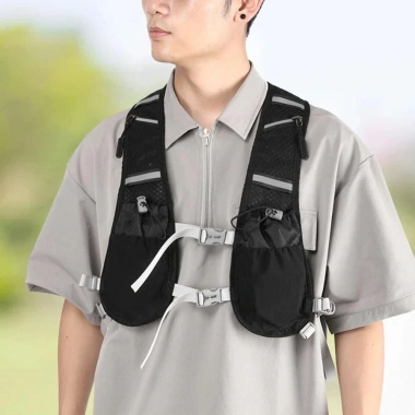 Ba lô xe đạp VERGE LIMIT phản quang, áo vest chạy bộ dưỡng ẩm, đa túi thoáng khí Unisex nhẹ, giảm giá 17% - 217.080₫