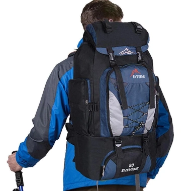 Ba lô YUNAN 80L chống nước cho đi bộ đường dài, leo núi, thể thao - Giá ưu đãi 214.488₫ 5