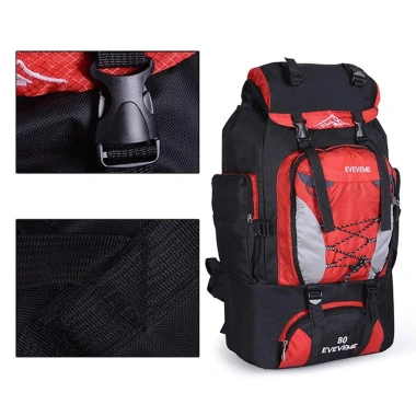 Ba lô YUNAN 80L chống nước cho đi bộ đường dài, leo núi, thể thao - Giá ưu đãi 214.488₫ 6