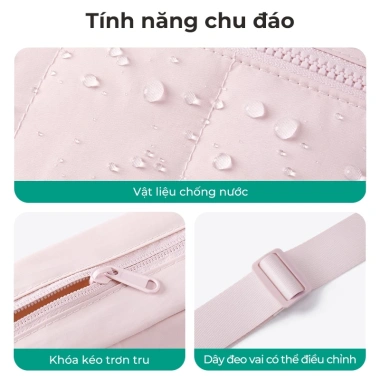BAGSMART Túi đeo chéo nữ nhẹ kiểu Tote chần bông, ví nhỏ tiện mua sắm du lịch - 355.300 VND 6 BAGSMART Túi đeo chéo nữ nhẹ kiểu Tote chần bông, ví nhỏ tiện mua sắm du lịch - 355.300 VND 6