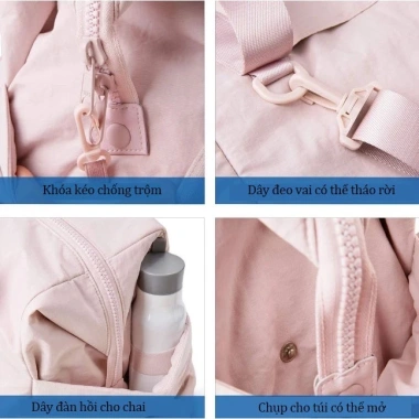 BAGSMART Túi vải thô lớn, nhẹ đa năng thể thao & du lịch cuối tuần – 981.612₫ 5