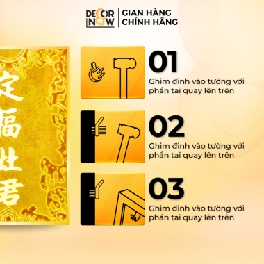 Bài Vị Ông Công Táo Đèn Ánh Sáng Nổi DecorNow - Giá Sốc 350.000, Treo Bàn Thờ