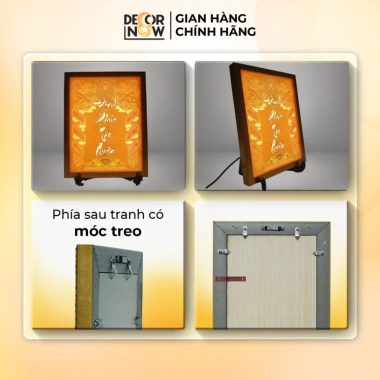 Bài Vị Ông Táo Ánh Sáng Nổi DecorNow Đèn LED Tranh Trúc – Trang Trí Bàn Thờ Thổ Công, Giá 350.000đ