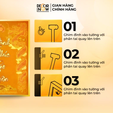 Bài Vị Ông Táo Ánh Sáng Nổi DecorNow Đèn LED Tranh Trúc – Trang Trí Bàn Thờ Thổ Công, Giá 350.000đ