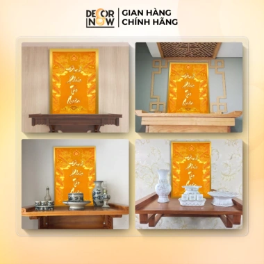 Bài Vị Ông Táo Ánh Sáng Nổi DecorNow Đèn LED Tranh Trúc – Trang Trí Bàn Thờ Thổ Công, Giá 350.000đ