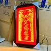 Bài Vị Ông Táo Dát Vàng Khung Gỗ Đen Nền Đỏ 37x23cm - 2 Loại Viền Giá Ưu Đãi 350k 7