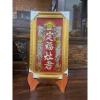Bài vị ông táo & thiên liễng kiếng khung gỗ vàng nền đỏ, cẩn xà cừ sz 18x31cm - 113.850₫ 10