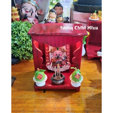 Bài vị Thần Tài, Ông Táo, Nguyệt Lão mini - Trang trí bàn thờ, dán hít nam châm tủ lạnh, giảm còn 50.000đ 5