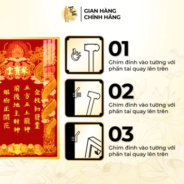 Bài Vị Thần Tài Thổ Địa Ông Công Ông Táo LED Hào Quang TUTAM‑TC28 – Nạp Phúc, Giá ưu đãi 277K