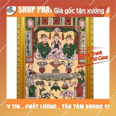 Bài vị thờ Ông Táo Táo Quân và khung M2, bảo hành gãy vỡ – Giảm giá Dương Khoa Shop 2
