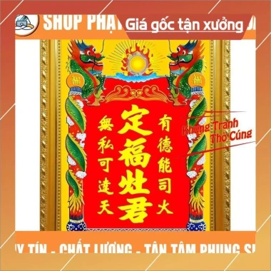 Bài vị thờ Ông Táo Táo Quân và khung M2, bảo hành gãy vỡ – Giảm giá Dương Khoa Shop 5