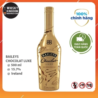 Baileys Chocolat Luxe sữa bailey chính hãng: Hương vị sô cô la quyến rũ, giảm giá 570.000₫ (giá gốc 701.100₫)