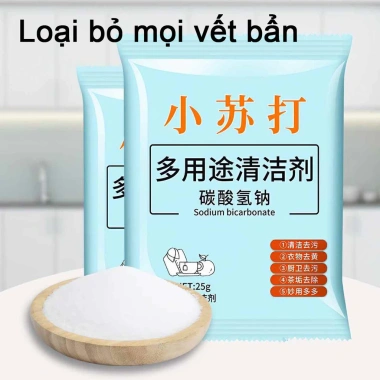 Baking Soda YOLAR 7Y 10 túi 25gr - Tẩy rửa, khử mùi nhà bếp đa năng, giảm giá 13.900 VND Baking Soda YOLAR 7Y 10 túi 25gr - Tẩy rửa, khử mùi nhà bếp đa năng, giảm giá 13.900 VND