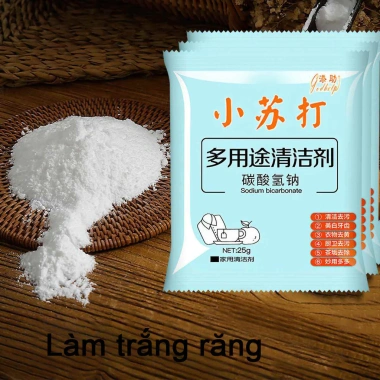 Baking Soda YOLAR 7Y 10 túi 25gr - Tẩy rửa, khử mùi nhà bếp đa năng, giảm giá 13.900 VND