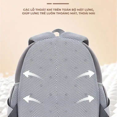 Balo 1.989KIDS cho bé 2-5 tuổi nhẹ, sức chứa lớn, hình 3D dễ thương, đi học mẫu giáo