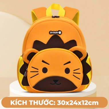 Balo 1.989KIDS cho bé 2-5 tuổi nhẹ, sức chứa lớn, hình 3D dễ thương, đi học mẫu giáo