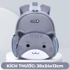 Balo 1.989KIDS cho bé 2-5 tuổi nhẹ, sức chứa lớn, hình 3D dễ thương, đi học mẫu giáo 10