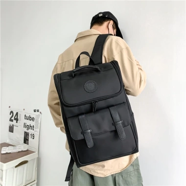 Balo 2 khóa da chống nước cho nam nữ - Đựng laptop, đi phượt, chỉ 195.000₫