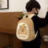 Balo 2 ngăn cho bé trai và bé gái đi học mẫu giáo, in hình Tung Sahur Kitty hồng, siêu ngộ nghĩnh, giảm giá 139k 9