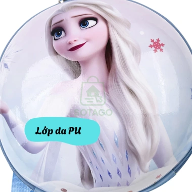 Balo 3D công chúa Elsa cho bé gái học mẫu giáo - Cặp 3D size 25x7cm, giá ưu đãi 125k 6