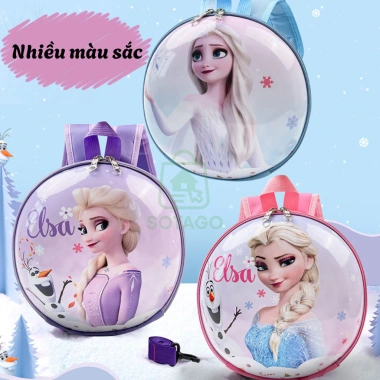 Balo 3D công chúa Elsa cho bé gái học mẫu giáo - Cặp 3D size 25x7cm, giá ưu đãi 125k 9